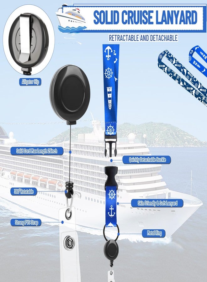 JINIOHEE Cruise Essentials 2026, Cruise Must Haves Including Non-Surge Power Strip, Magnetic Hooks, Cruise Luggage Tag Holder, Lanyard Holder, Towel Bnad, Phone Pounch, Phone Patches - Travel Essentials - Image 5